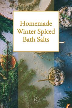 homemade winter spiced bath salts