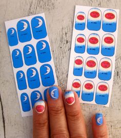 Loteria Nail Decals LA LUNA ONLY Mexican Colors, Trending Products, Pink Tie Dye, Nail Decals, Need Love, Shopping Mall, Fun Nails, Under Construction, Nail Designs