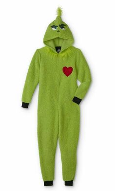 Character Design Styles, Grinch Pajamas, Cute Christmas Pajamas, Dr Seuss The Grinch, Onesie Costumes, Cute Onesies, Union Suit, Womens Pjs, Christmas Onesie