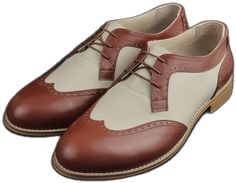 Retro Leather Wingtip Oxfords, Retro Leather Oxfords With Goodyear Welting, Retro Leather Dress Shoes With Leather Sole, Retro Formal Leather Shoes, Retro Leather Shoes For Formal Occasions, Retro Leather Dress Shoes For Formal Occasions, 1960s Shoes, Shoes Customized, Swing Dance