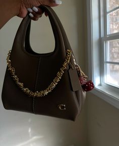 #coach #bags #bagsandpurses Lana 23 Coach Bag, Coach Lana Bag Aesthetic, Birthday Loading, Coach Outfits, 32nd Birthday, Polished Pebble, Girly Bags, Bags Aesthetic, Coach Shoulder Bag