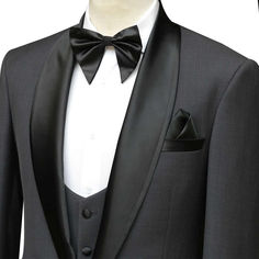 Package Includes: 1 x Jacket - 1 x Waistcoat - 1 x Pant

Meticulously handcrafted by our skilled artisans, this tuxedo suit is a testament to our commitment to exceptional craftsmanship. The sleek grey fabric exudes understated charm, providing the perfect canvas for the satin shawl lapel, which adds a touch of luxurious sophistication. Designed with a tailored fit, this three-piece tuxedo suit accentuates your physique and exudes confidence. The jacket, vest, and trousers are expertly crafted t 3 Piece Tuxedo, Vest And Trousers, Grey Tuxedo, Satin Shawl, Bespoke Suit, Tuxedo Suit, Jacket Vest, Three Piece, Grey Fabric