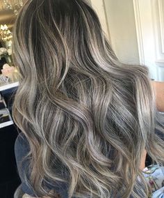 Silver Ash Hair, Charcoal Hair, Silver Blonde Hair, Ash Hair, Winter Hair Color, Brown Blonde Hair, Ombre Hair Color, Hair Studio