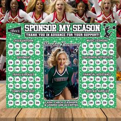 Customizable School Cheerleader Donation Calendar Template | Cheer Team Pick a Date to Donate School Fundraiser Cheerleader Fundraiser Ideas, Cheer Fundraiser Ideas, Cheer Fundraiser, Cheerleading Fundraiser, Fundraising Calendar, School Cheerleader, Cheerleading Ideas, Cheer Camp, Fundraiser Flyer