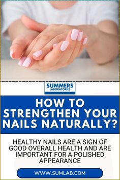 How To Strengthen Nails, Nail Strengthening, Strengthen Nails, Acne Lotion, Diy Makeup Remover, Stronger Nails, Lotion For Oily Skin, Improve Nutrition, Diy Beauty Treatments