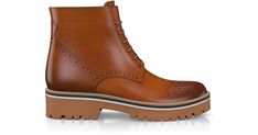 are handcrafted by individual order. Upper material is made by premium leather. Insole and lining materials - leather. Your new shoes will be handcrafted especially for you and delivered for free to your home or office in 1-2 weeks. Included option for free return and remake if the shoes do not fit.Only now all this is available at an exclusive price of $259.00.Proceed with you order now. Luxury Leather Lace-up Boots With Brogue Detailing, Elegant High-top Lace-up Boots With Leather Sole, Luxury Lace-up Ankle Boots With Leather Sole, Ankle-high Leather Shoes With Leather Sole, Elegant Brown Leather Lace-up Boots, Calf Leather Ankle Lace-up Boots With Stitched Sole, Calf Leather Ankle Boots With Stitched Sole, Leather Lace-up Boots With Brogue Detailing And Almond Toe, Wingtip Leather Lace-up Boots With Leather Sole