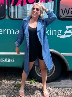 An all-in-one outfit or the perfect base to build unlimited style. Soft, stretchy, and ready for anything! 75% Nylon and 25% Spandex Fitted active onesie with shorts bottom and sleeveless tank top. No front seam. True to size with stretch. Model is wearing a size medium/large. Looks super cute with our Sherlock Denim Trench Coat! Flannel Sweatshirt, Denim Trench Coat, Sweater Crop, Active Shorts, Sleeveless Sweater, Outerwear Coats, Sleeveless Tank Top, Sleeveless Tank, Bottoms Pants