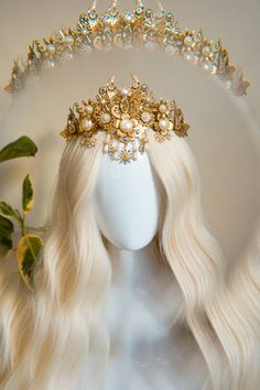 Elf Crown Sun Crown Celestial Gold Tiara Sun Shine - Etsy Sun Crown, Elf Tiara, Elf Crown, Crown Halo, Fairy Crown, Festival Bride, Gold Tiara, Tiara Wedding, Sun Shine