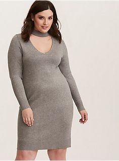 What a cute sweater dress. She looks amazing! Shop for it now on Torrid.com! #torrid #torridfashion #fashion #style Torrid Fashion, Plus Size Sweater Dress, New Street Style, Neck Choker, Soft Sweater, Plus Size Sweaters, Fashion Line, Softest Sweater, Jeans Dress