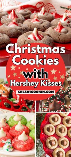 christmas cookies with hershey kisses