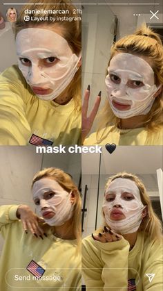 Sheet Mask Instagram Story, Mask Selfie, Mask Time, Caption For Friends, Face Sheet Mask, Story Ig, Care Skin