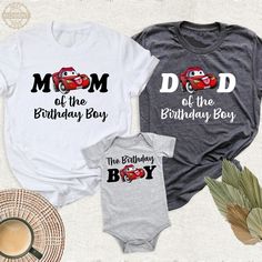 Car Birthday Boy Family Matching Shirt, Personalized Car Baby Tshirt, Family Matching Birthday Party Shirt, Mom Dad Kids Custom Car Tshirt. Welcome to BestMomentTees! Step into a world of comfort and style with our handmade shirts from the renowned Bella Canvas brand. The solid colors are 100% pure cotton, while the delightful heather colors are a charming blend of 52% cotton and 48% polyester. 🍃 Each shirt is a true labor of love, meticulously created using the innovative DTF printing method. Car Birthday, Handmade Shirts, Personalized Car, Birthday Boy Shirts, Birthday Party Shirt, Car Personalization, Dtf Printing, Mom And Sister, Cars Birthday