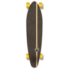 Owl 40 Kicktail Longboard from Punked - Complete - Longboards USA Pintail Longboard, Fierce Lion, Black Deck, Graphic Background, Rasta Colors, Deck Size, Canadian Maple, A Skull, Skull And Crossbones