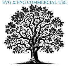 the svg and png commercial use tree