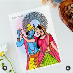 Pencil Art Drawings Radha Krishna, Radha Drawing Sketch, Radhe Krishna Painting Canvas Easy, Drawing Ideas Of Krishna, Radhe Krishna Painting Easy