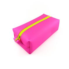 This listing is for 1 luxe boxy pouch in frosted hot pink dragonfruit jelly vinyl. Please note, this is ever-so-slightly translucent, it's not 100% opaque. The possibilities are nearly endless when it comes to what you can use these boxy pouches for! Due to their water-resistant nature, they're perfect for things like makeup and and travel toiletries, or taking to the beach to keep items separated and protected from excess water and sand (I like to throw my facial sunscreen mist, keys, cards, and phone in mine for beach days!). I can't wait to see how you use yours - tag @shopneonsol on social and use the hashtag #neonsolmates to share your luxe boxy pouch in action! SIZE Approximately 7.25" long x 3.5" wide x 2.25" tall (18.4cm x 8.9cm x 5.7cm) at its largest dimensions (please see 8th im Sunscreen Mist, Boxy Pouch, Pink Dragon Fruit, Boxy Bags, Lavender Pillows, Facial Sunscreen, Clutch Pouch, Travel Toiletries, Toiletry Storage