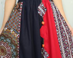 * A boho maxi skirt, they are patchwork skirts stitched together from different pieces of fabric, very beautiful. * With details of wood beads and pankou. * Two sides pockets. * Materials: 50% cotton, 50% linen. Shop sizing chart FYI ( actual body figures, not laying flat clothes measurements) Size XS (US 2, UK 6, German 32, French 34) Bust: fits bust around 33.5 inches/85cm Waist: fits waist around 26 inches/66cm Hips: fits hips around 36 inches/91cm Size S (US 6, UK 10, German 36, French 38) B Bohemian Long Maxi Skirt With Floral Patchwork, Bohemian Maxi Skirt With Floral Patchwork, Bohemian Red Skirt With Patchwork, Patchwork Skirts, Skirt Patchwork, Boho Maxi Skirt, Maxi Skirt Boho, Body Figure, Elastic Waist Skirt