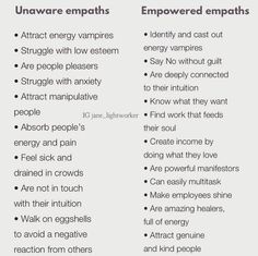 two different types of empaths and what they mean them to be in each other