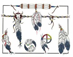 an image of native american dream catchers