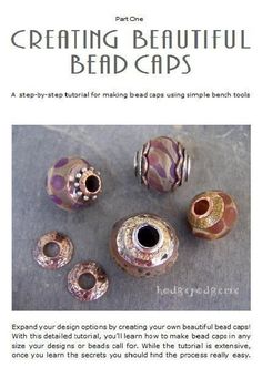 an article about creating beautiful bead caps