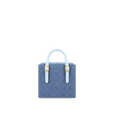 Step into the ultimate expression of casual elegance with the Karin II Atlantis handbag. Inspired by the sun, ocean, and the allure of effortless style, this mini crossbody bag is a fresh addition to the Atlantis collection. Crafted from premium leather and denim, its light blue hue and frayed details make it a standout piece. Designed for versatility, the Karin II can be carried by hand, on the shoulder, or crossbody, offering plenty of space for your essentials without the bulk of zippers or fastenings. Light Blue Rectangular Leather Bag, Light Blue Leather Rectangular Bag, Trendy Blue Leather Box Bag, Designer Light Blue Shoulder Bag With Detachable Strap, Designer Blue Box Bag, Designer Light Blue Bags With Detachable Strap, Designer Light Blue Bag With Detachable Strap, Light Blue Top Handle Bag With Detachable Strap, Designer Light Blue Top Handle Shoulder Bag