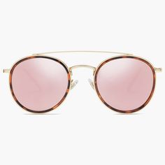 JOSE is a fashionable vintage round frame with a timeless look. It's made of high-quality materials for durability and comfort. The unique style of the frame adds a subtle touch to any outfit. Chloe Sunglasses Round, Double Bridge Sunglasses, Pilot Style, Chloe Sunglasses, Frame Pink, Sunglasses Round, Metal Frames, Round Frame, Sunglasses For Women