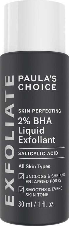 Bha Liquid Exfoliant, Facial Exfoliant, Sebaceous Filaments, Liquid Exfoliant, For Blackheads, Peeling Facial, Anti Redness, Paula's Choice, Paulas Choice