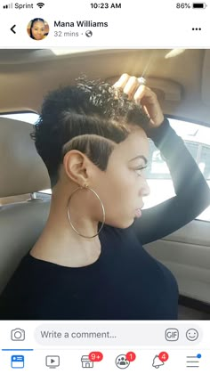 Women’s Haircut Shaved Side, Big Chop With Undercut, Women's Shaved Side Haircut, Shaved Sides Short Hair Women, Pixie Haircut Fine, Haircut Fine Hair, Short Hair Mohawk, Pixie Haircut Fine Hair, Black Hair Short Cuts