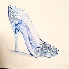 좋아요 1,860개, 댓글 20개 - Instagram의 Victoria Ying(@victoriaying)님: "#Disney #Cinderella 's slipper, with glitter and Swarovski crystals" 19 Tattoo, Hak Tinggi, Disney Princess Tattoo, Cinderella Slipper, Glass Shoes