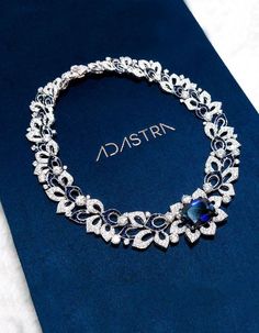 Accesories Jewelry, Floral Jewelry, Expensive Jewelry, Handmade Jewelry Gift, Jewelry Lookbook, Wedding Jewellery Necklace, Fancy Jewelry, Blue Jewelry