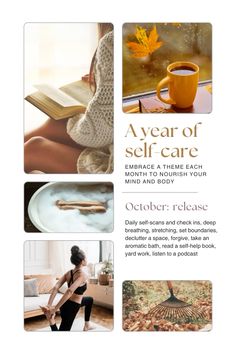 October self care,autumn hygge,release, science of essentials,deep breathing, boundaries, declutter October Self Care, Seasonal Witchcraft, Autumn Wellness, Brand Pillars