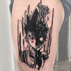 Hunter Tattoo Design, Hunter X Hunter Tattoo Design, Hunter X Hunter Tattoo, Gon Hunter X Hunter, Dm Tattoo, Hunter Tattoo, Z Tattoo, Dragon Ball Tattoo, Manga Tattoo