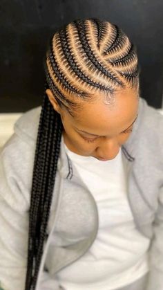 Spiral Stitch, Cornrows Natural Hair, Natural Hair Stylists, Ghana Braids