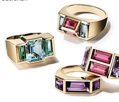 Bold Aesthetic, Neck Pieces Jewelry, Square Jewelry, Mens Gemstone Rings, Jewelry Words, Paloma Picasso, Diamond Jewelry Necklace, Gold Ornaments, Jewellery Ideas