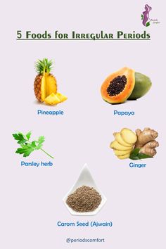 Food For Periods Healthy, How To Get Periods Immediately By Food, Best Foods For Period, Periods Food, Irregular Periods Remedies, Healthy Period Food, Period Snacks, Period Guide, Menstrual Phase Foods