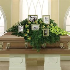 Sympathy Floral, Casket Spray, Casket Flowers, Flowers For Men, Casket Sprays, Grave Flowers