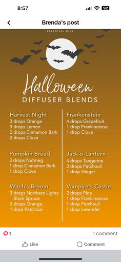 Halloween Diffuser Blends, Lavender Halloween, Halloween Diffuser, Northern Lights Black Spruce, Vampire Castle, Purposeful Living, Black Spruce