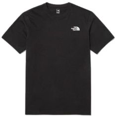 Black Crew Neck T-shirt By The North Face, Black Casual T-shirt By The North Face, Casual Black The North Face T-shirt, Black The North Face Crew Neck T-shirt, The North Face Black Crew Neck T-shirt, Casual Black T-shirt By The North Face, The North Face Black Casual T-shirt, Black The North Face Tops With Letter Print, The North Face Black Tops With Letter Print