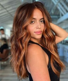 Brown Hair With Pink Money Piece, Deep Auburn Hair, Light Auburn Hair Color, Brown Auburn Hair, Hair Color Styles, Red Money, Auburn Red Hair, Auburn Hair Color