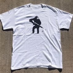 Ape Ak T-Shirt Fast Shipping $25 Lowest I Can Do Custom Deadstock Hit Me With Questions Hand Drawn Shirt, Special Forces Patch, White Graphic Tee, Fashion Shirts, Clothing Designs, Fashion White, Cool Tees, Fast Fashion, Shirt Style