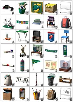 an image of different types of furniture and things to see in the pictures above it