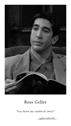 Ross Geller Wallpaper, Ross Geller Quotes, Ross Geller Aesthetic, Friends Series Quotes, Ross Friends, Friends Tv Quotes