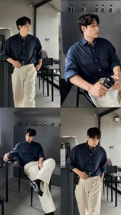 Cool Business Casual Outfits Men, Smart Causal Man Outfits, Korean Elegant Outfit Men, Formal Men Outfit Classy Style, Corporate Outfits Men, Male Capsule Wardrobe, Office Attire Men, Work Outfits Men, Minimalist Mens Fashion