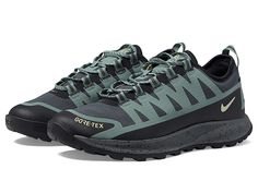 Nike ACG Air Nasu GORE-TEX(r) - Men's Shoes : Clay Green/Olive Aura : A FAVORITE GETS A WATERPROOF UPGRADE. Your rugged favorite gets a waterproof upgrade. The Nike Air Nasu delivers with a durable build that provides support for the trail. It's got the same abrasion-resistant skins throughout the upper you love, now with GORE-TEX technology so you can tackle wet weather. A sticky rubber outsole is highlighted with lugs that give you traction for wet and rocky surfaces. It all comes together in Oakley Shoes, High Heel Rain Boots, Oregon Usa, Love Now, Green Olive, Shoe Boot Sandals, Nike Acg, Wet Weather, The Trail