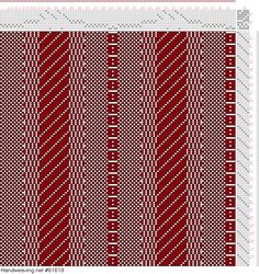 a red and white checkered pattern with black dots on the bottom, and an image of