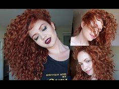 RUIVO DOCE DE LEITE COM IGORA - YouTube Redheads, Halloween Face Makeup, Curly Hair Styles