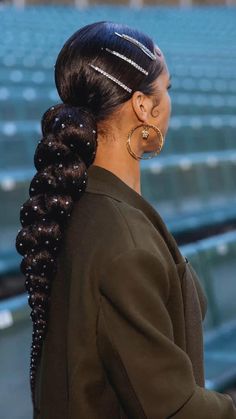 Haute Hair, Pelo Afro, Low Ponytail, Hair Crush, Ponytail Styles, Afro Hairstyles, Black Girls Hairstyles, Hair Dos, Ponytail Hairstyles