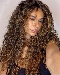 Curly Highlights, Hair Color For Brown Skin