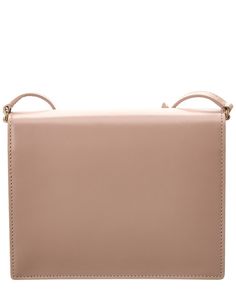 About The Brand: Inspired And Versatile Pieces Infused With Italian Culture. Made In Italy Logo Leather Shoulder Bag In Pale Pink Leather And Gold-Tone Hardware With Stitched Logo Interior Design Details: Fabric Lining, Zippered Pocket Measures 7.8In Wide X 6In High X 2In Deep Adjustable Shoulder Strap Drops 22In Fold-Over Flap With Magnetic Closure Please Note: All Measurements Were Taken By Hand And Are Approximate; Slight Variations May Occur. Our Products Are 100% Genuine. In Some Cases We Purchase Merchandise From Trusted Independent Suppliers And Not Directly From The Brand Owner. In All Cases We Stand By The ity Of Every Product Sold On Our Site. Italy Logo, Brand Owner, Italian Culture, Pink Leather, Magnetic Closure, Pale Pink, Design Details, Luxury Branding, Leather Shoulder Bag