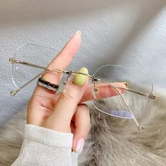 45732713300180 Retro Glasses Frames, Light Mirror, Rimless Glasses, نظارات شمسية, Retro Glasses, Glasses Brands, Computer Glasses, Rimless Sunglasses, Men Eyeglasses